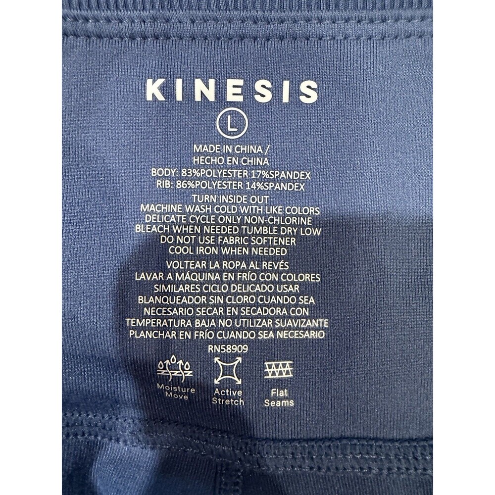 Kinesis womens Blue Pull On pants With Pockets size Large - Picture 4 of 4